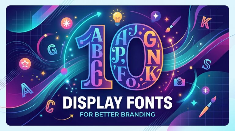10 Display Fonts for Better Branding