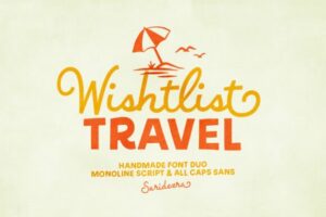 Wishlist Travel Script Fonts
