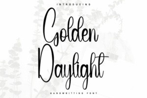 Golden Daylight Script Font