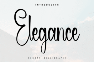 Elegance Script Font