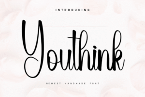 Youthink Script Fonts