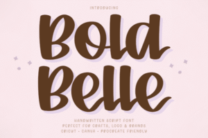 Bold Belle Script Fonts