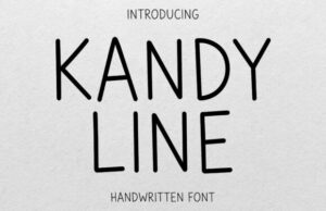Kandy Line Script Fonts