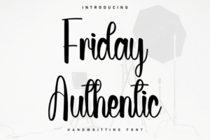 Friday Authentic Script Fonts