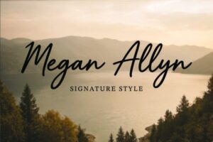 Megan Allyn Script Fonts